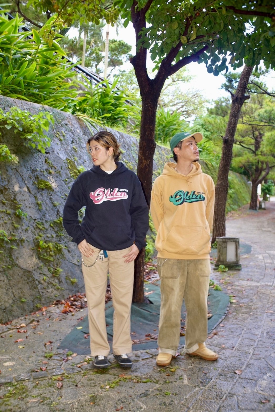 OLD GOLD/168cmLサイズ着用