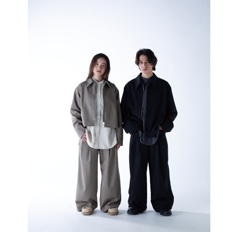 model:157cm / Mサイズ着用 | 165cm / Lサイズ着用