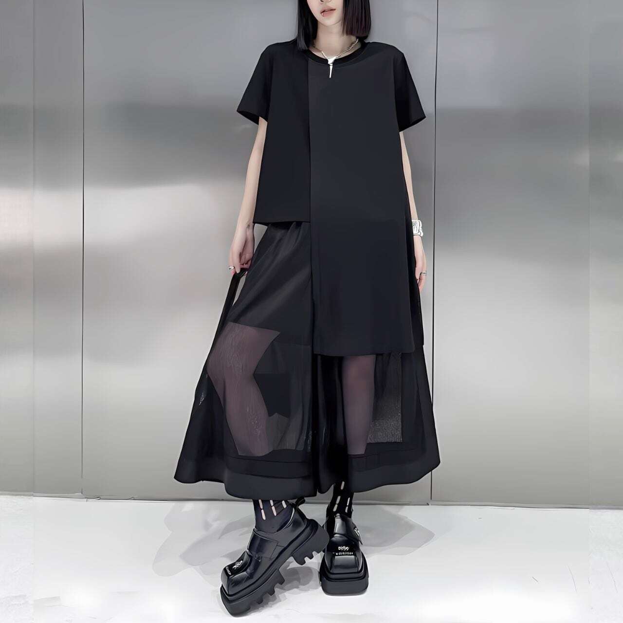 Asymmetric mesh design setup C0114