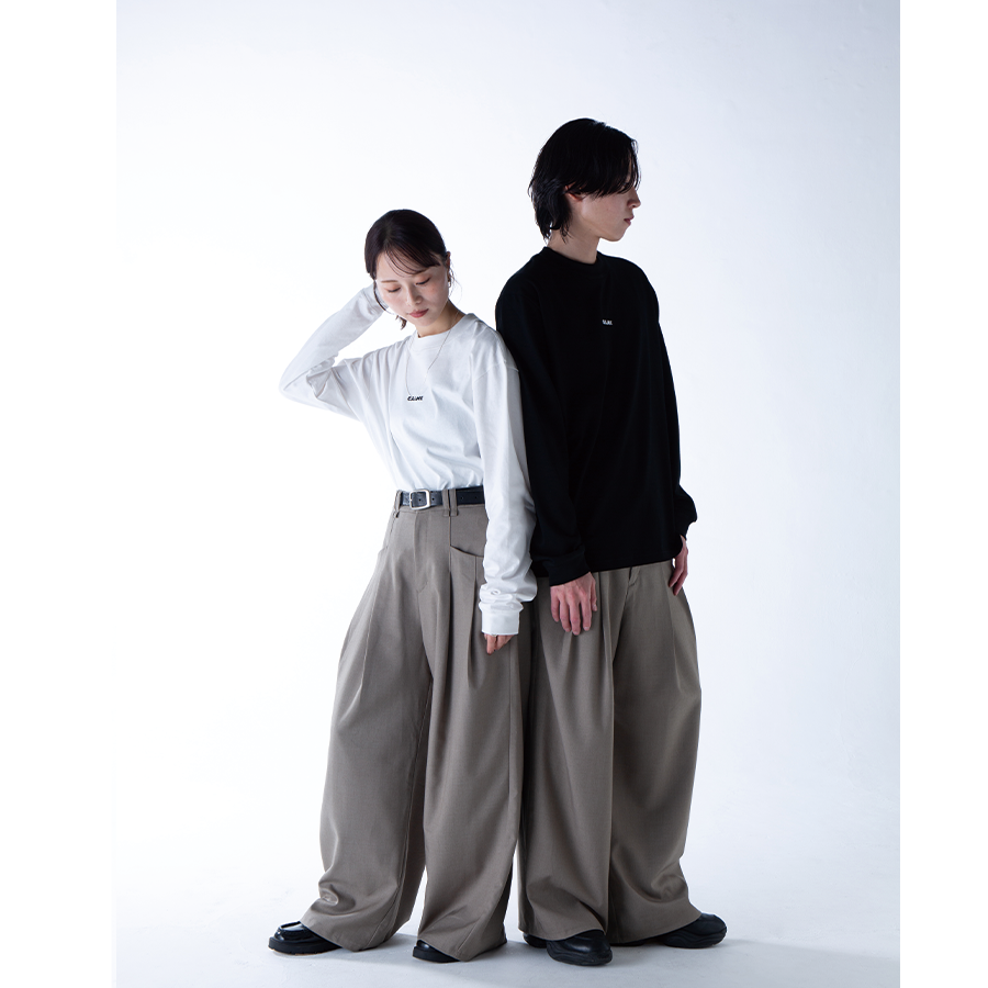model:165cm / Mサイズ着用 | 179cm / Lサイズ着用