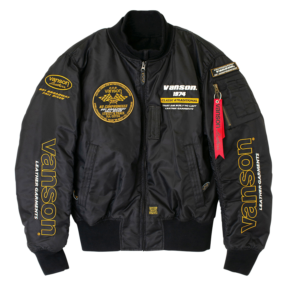 TVS2407W MA-1ジャケット | vansonleathers TVS2407W MA-1ジャケット | vansonleathers