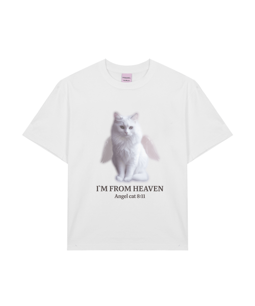 ☆AESPA カリナ 着用!!【ITZAVIBE】ANGEL CAT T-SHIRTS VER ☆AESPA カリナ 着用!!【ITZAVIBE】ANGEL CAT T-SHIRTS VER