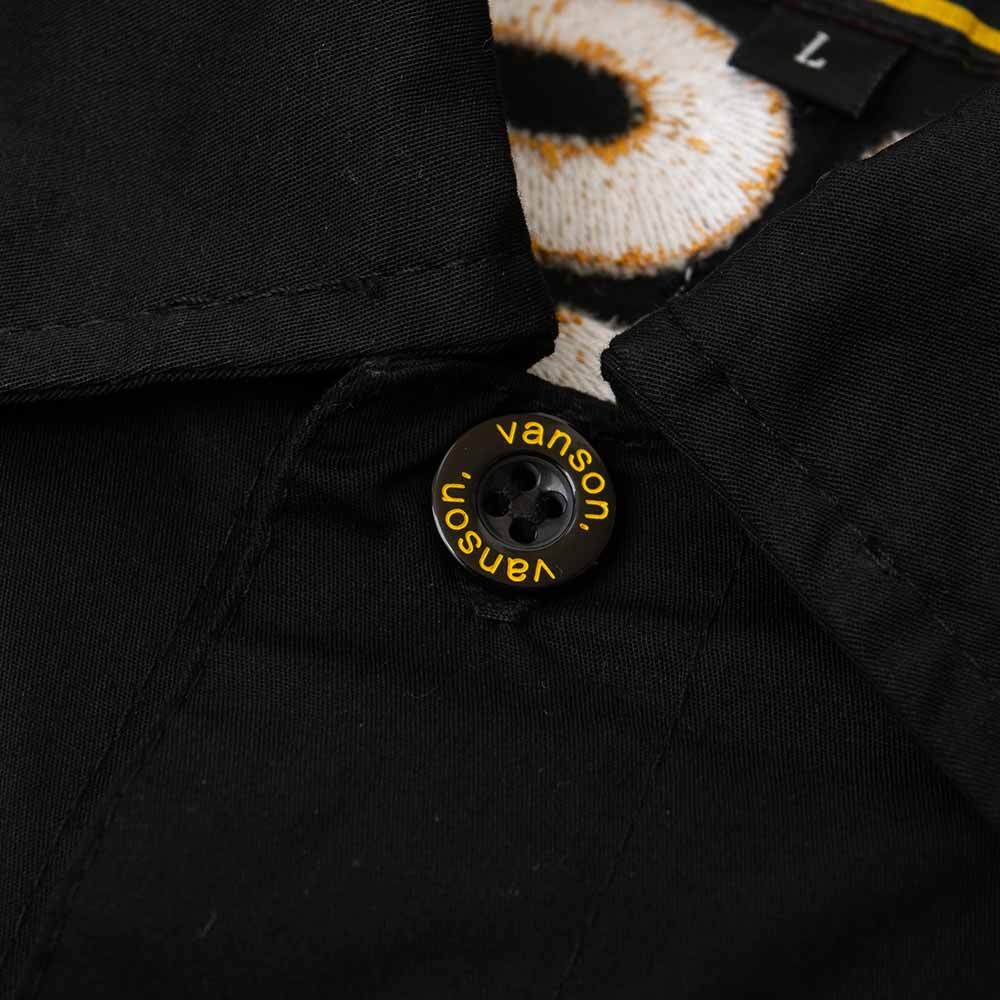 ボタンにもvanson文字。