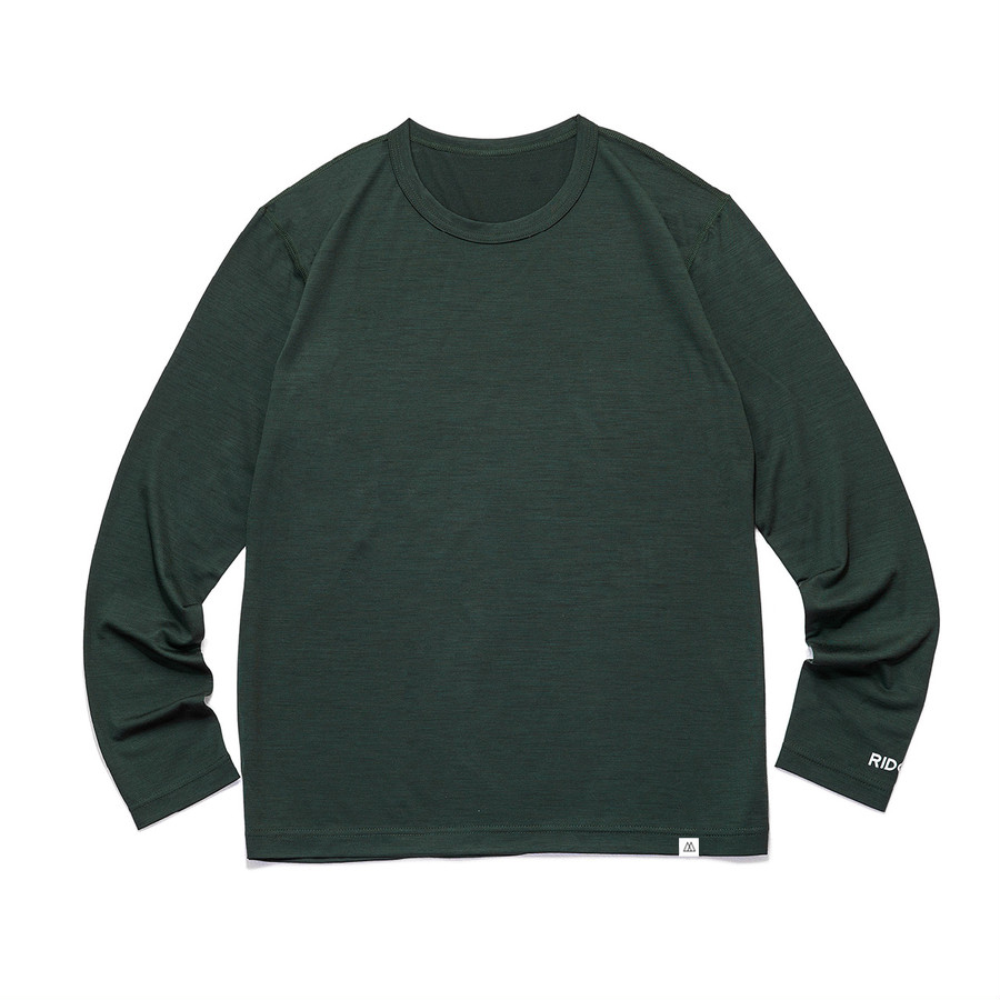 RIDGE MOUNTAIN GEAR Merino Basic Tee Long Sleeve リッジ マウンテン 