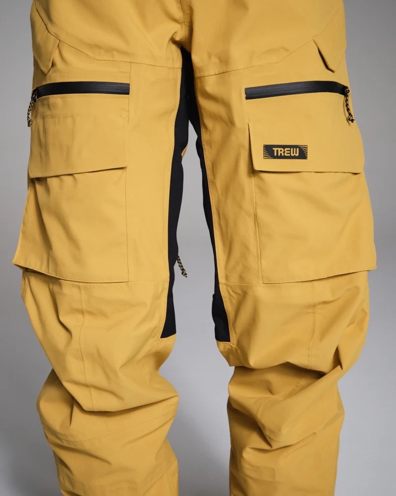 大型ベルクロドロップポケット（両腿）