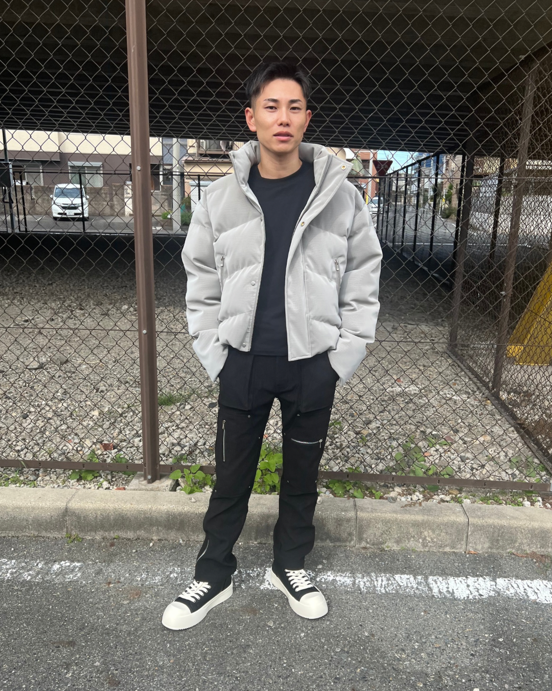 身長176cm体重61kg Mサイズ着用