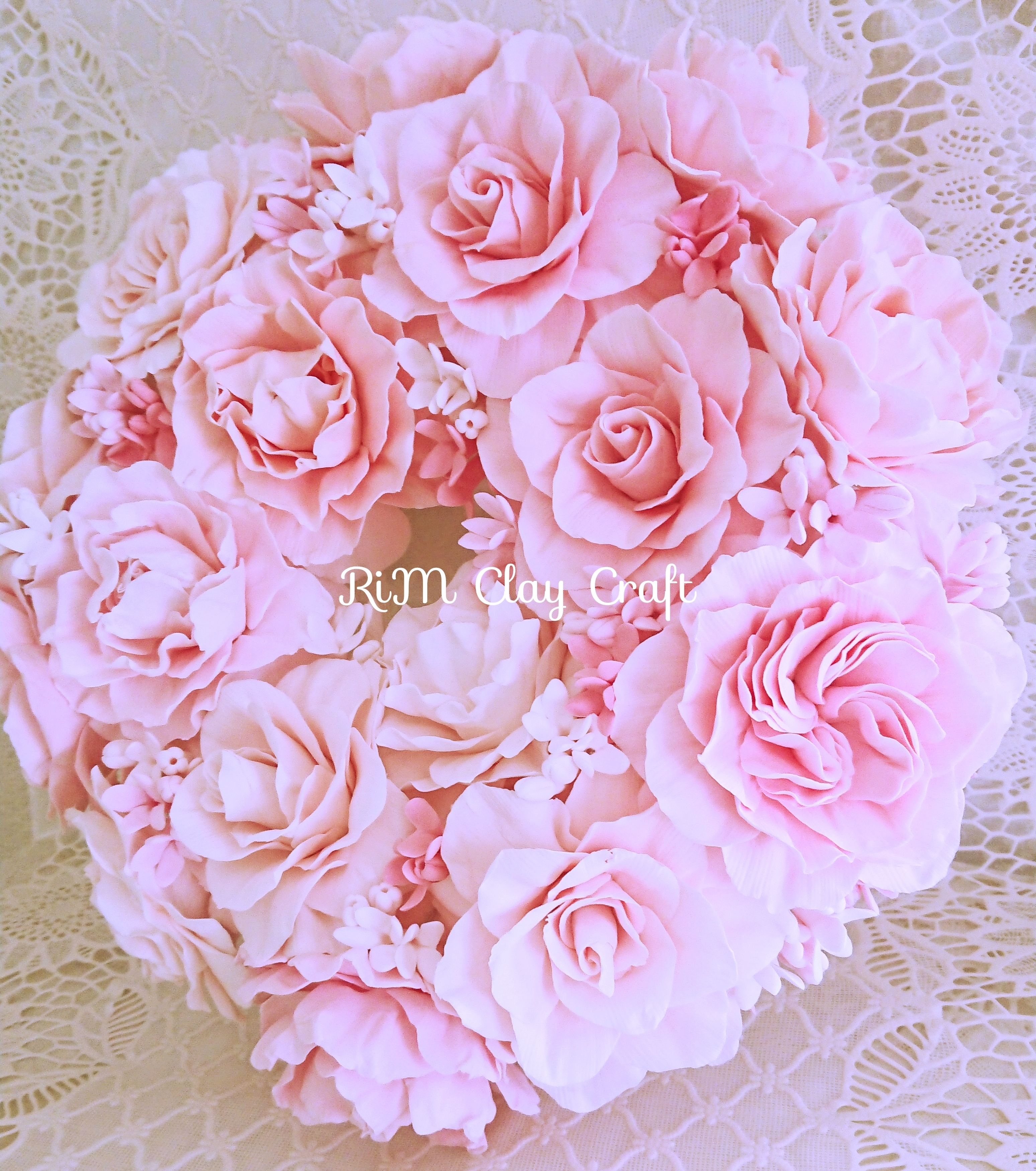 大ぶりの薔薇と芍薬をたくさん