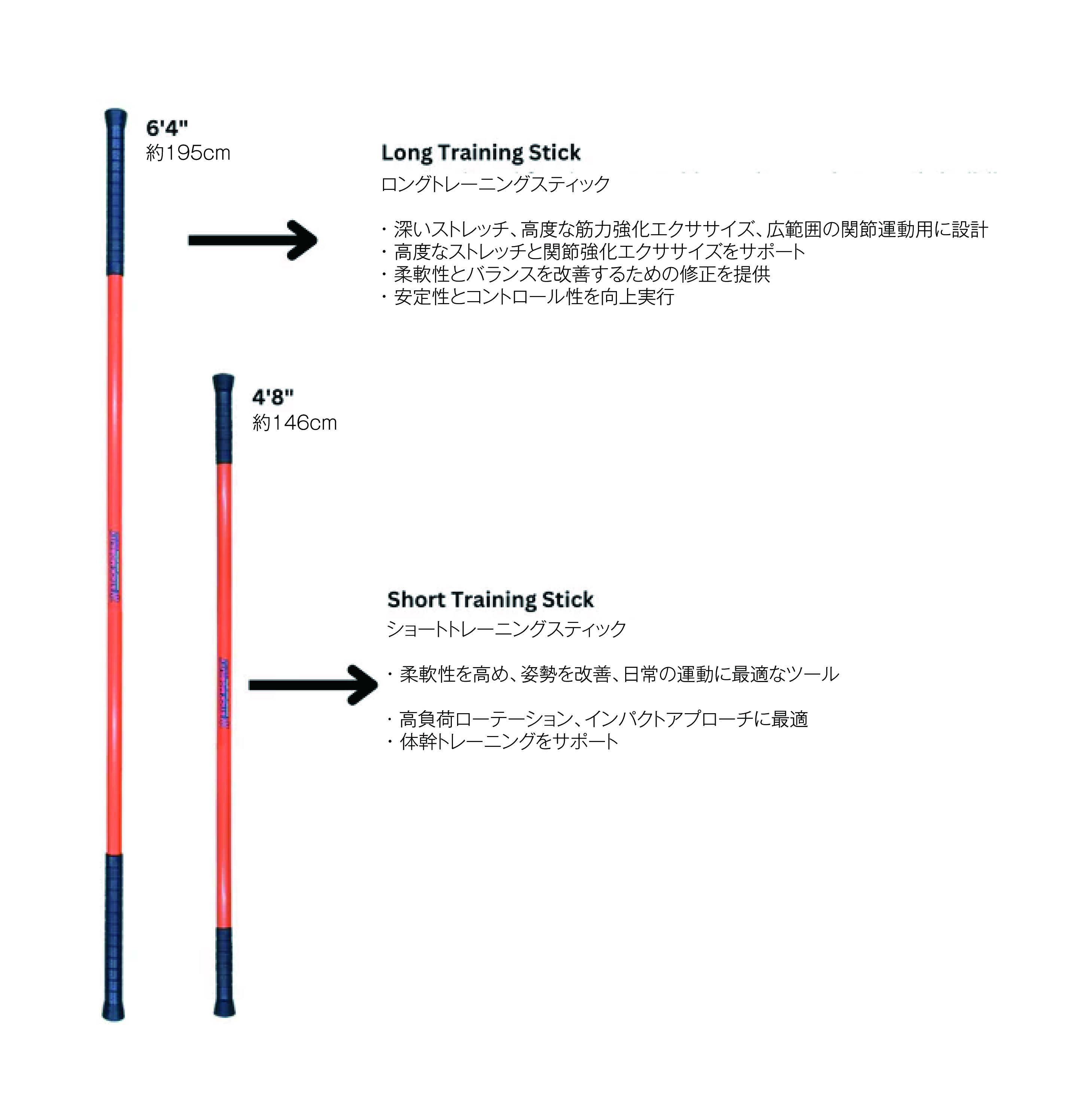 Stick Mobility-Long Stick - 6'4 Stick Mobility-Long Stick - 6'4