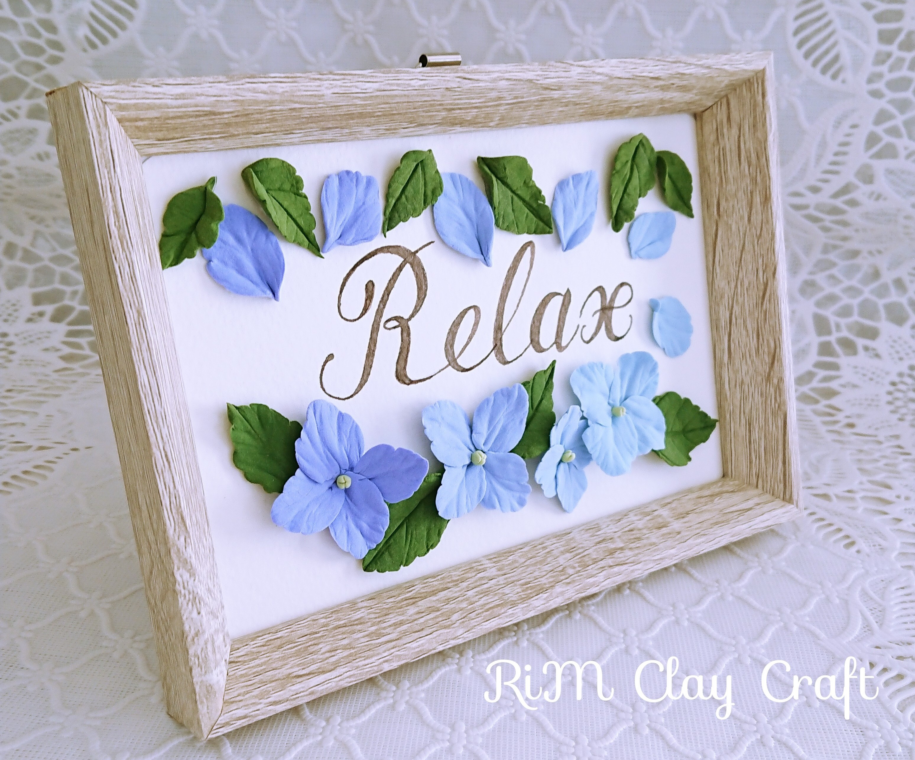 涼しげなブルーのあじさい