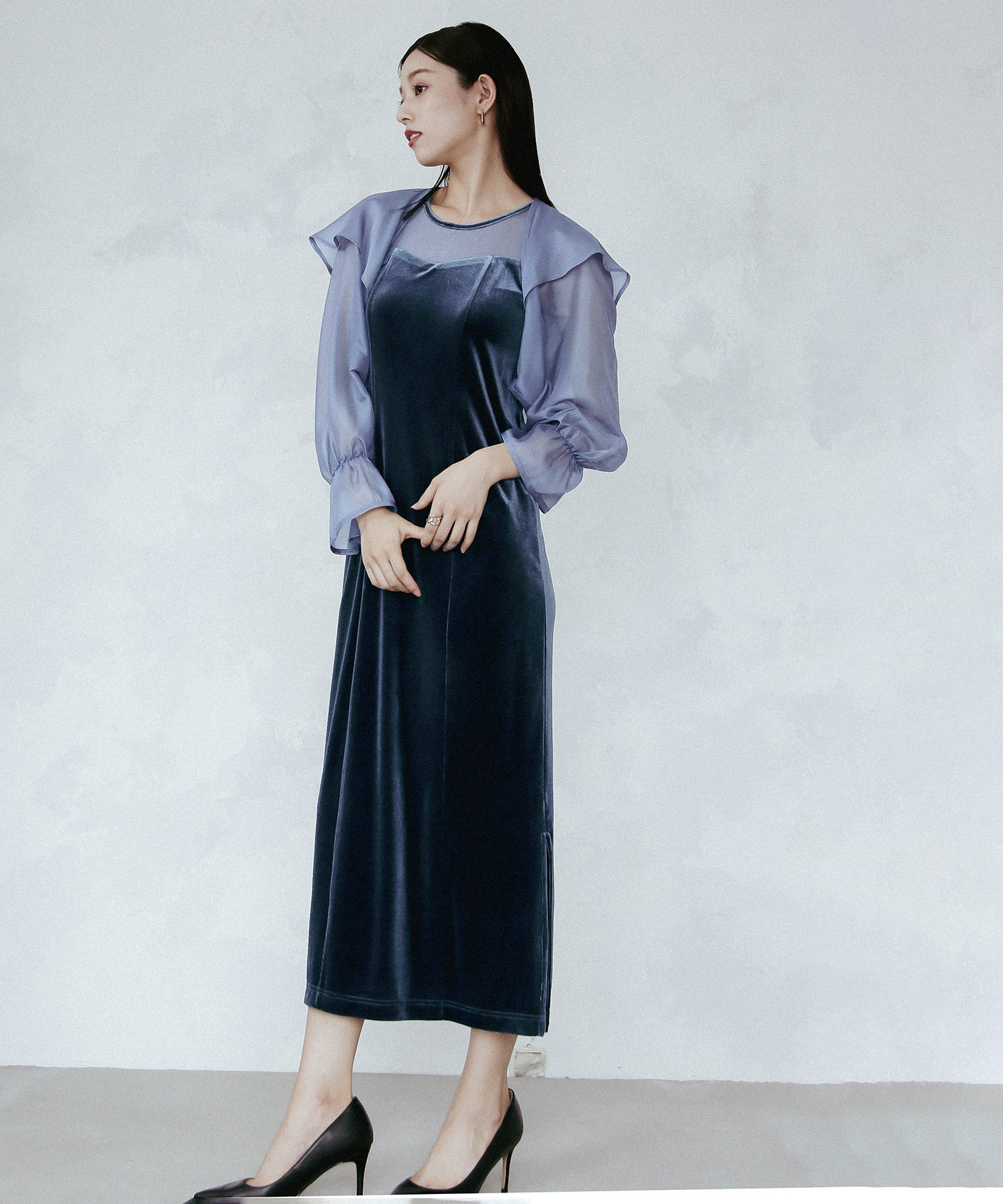 REPLETE】Bolero belor DRESS(723918) | WHITE JOOLA ONLINE