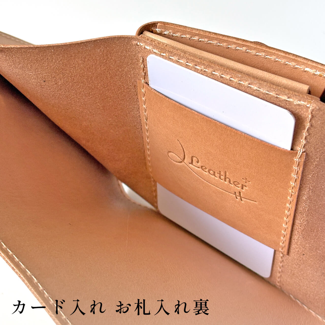 オコシ金具ミニ財布 ブラック | Leather+