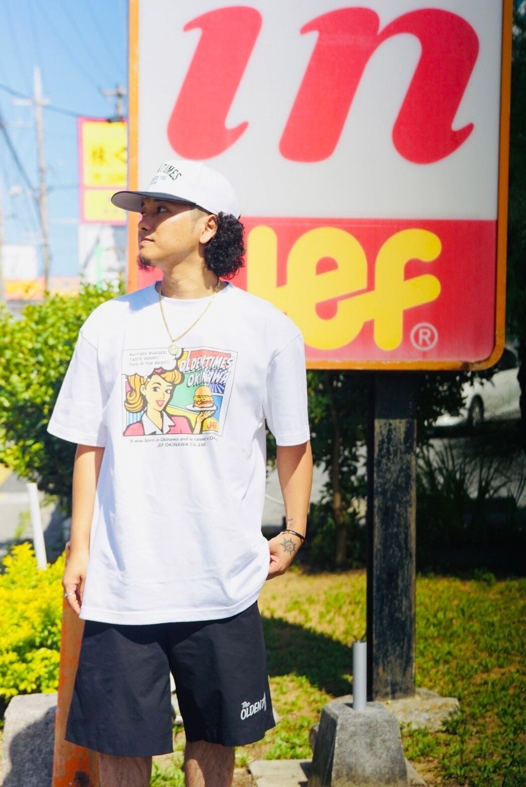 WHITE:165cmXLサイズ着用