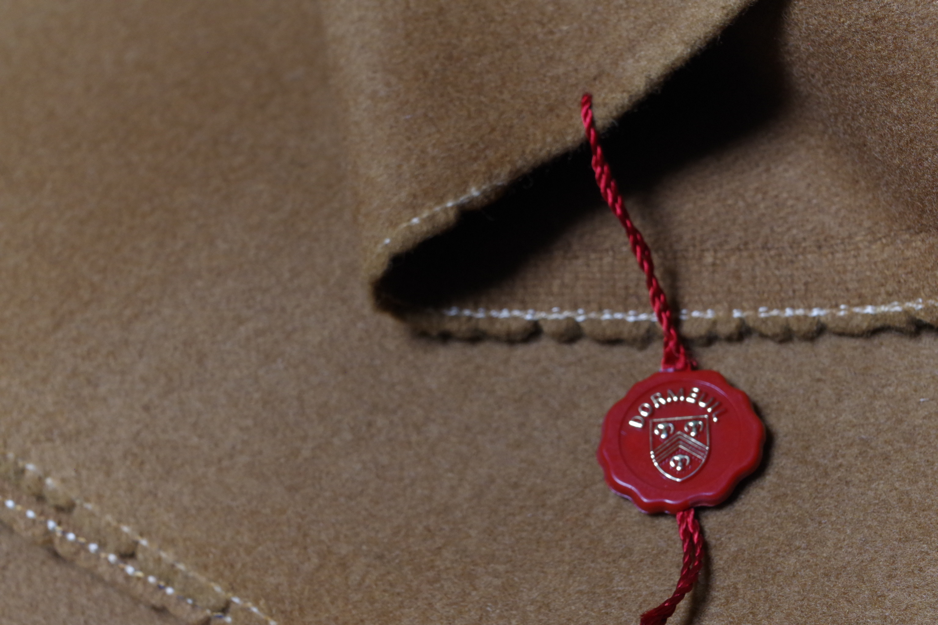 Dormeuil camel hair coating