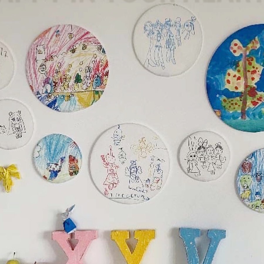 お母さんだけが好きかもしれない、子どもが 紙に描いたイラストもこんなに可愛くなり ます。