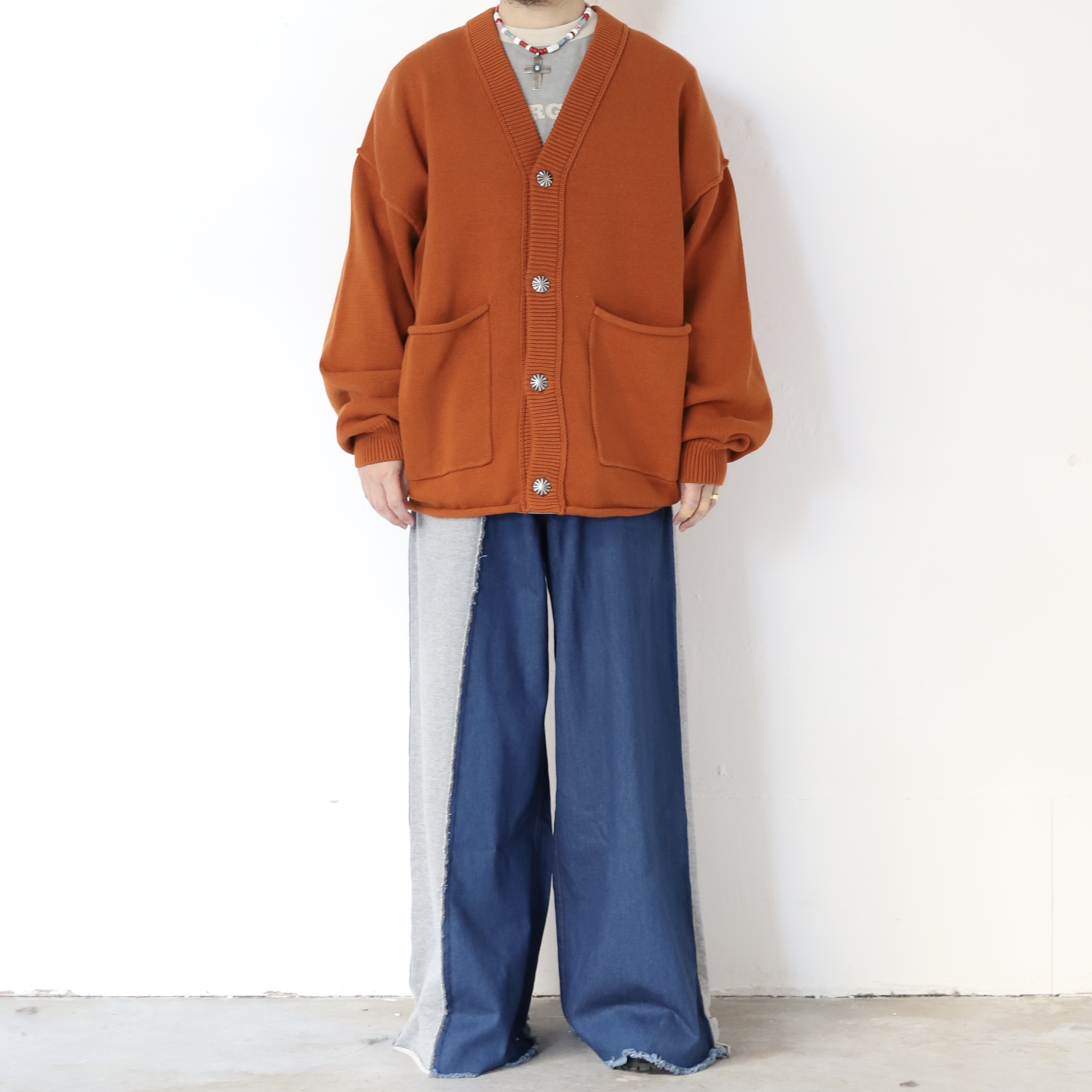 Concho Knit Cardigan / コンチョニットカーディガン | AMBERGLEAM Concho Knit Cardigan / コンチョニットカーディガン | AMBERGLEAM