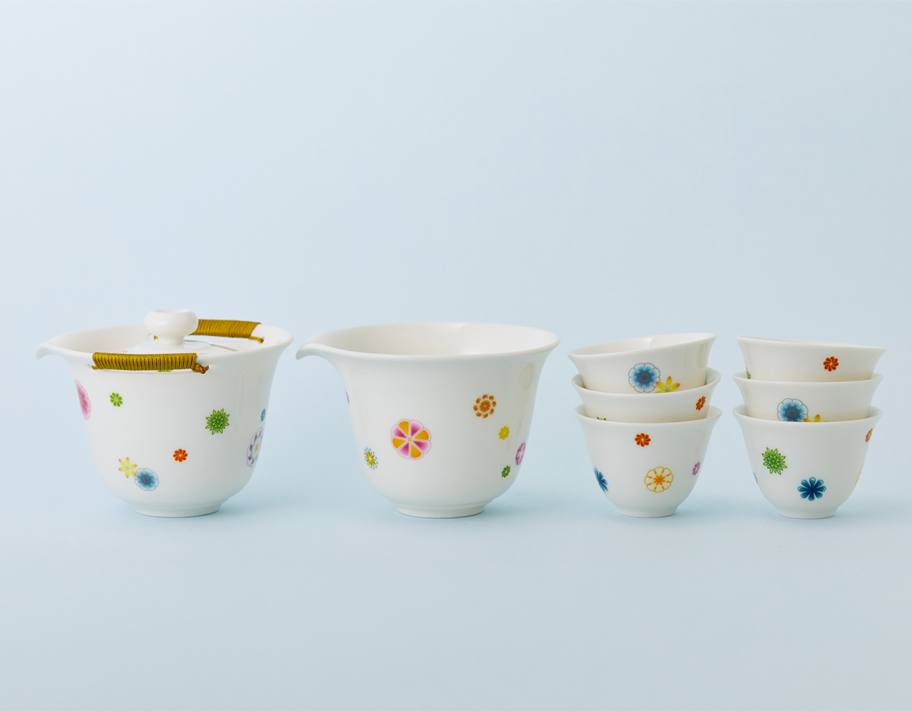 手まり柄　茶器セット　¥12,100