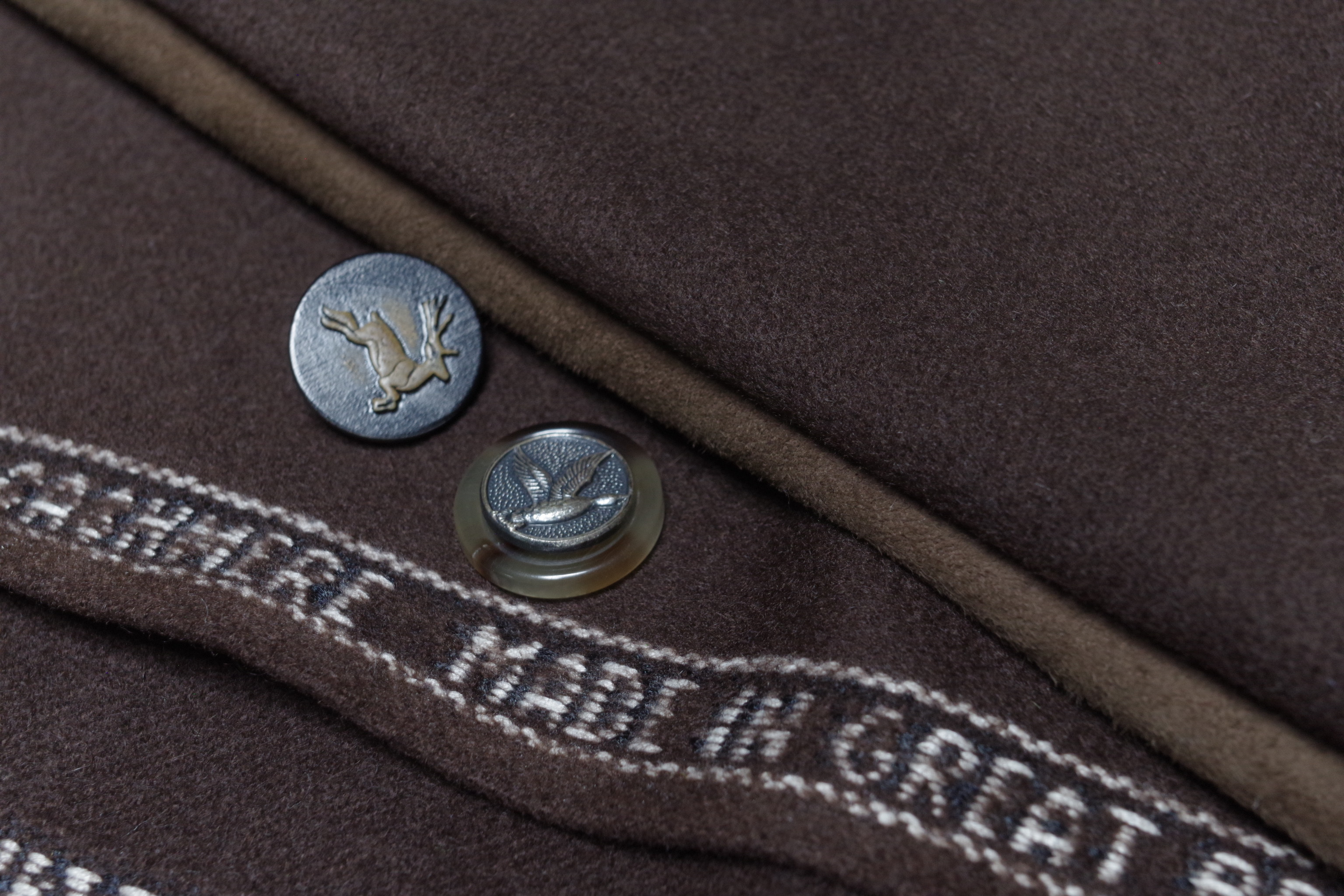 Dark brown pure cashmere coating