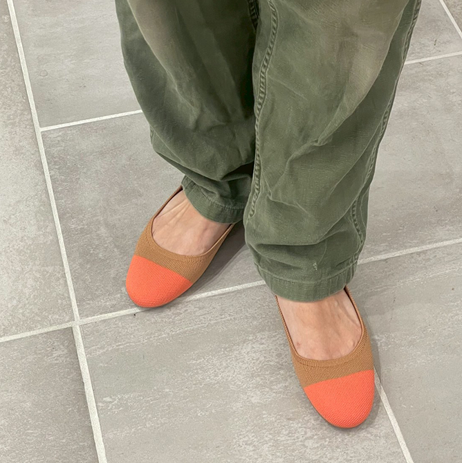 足のサイズ24.5cm / 着用サイズ39