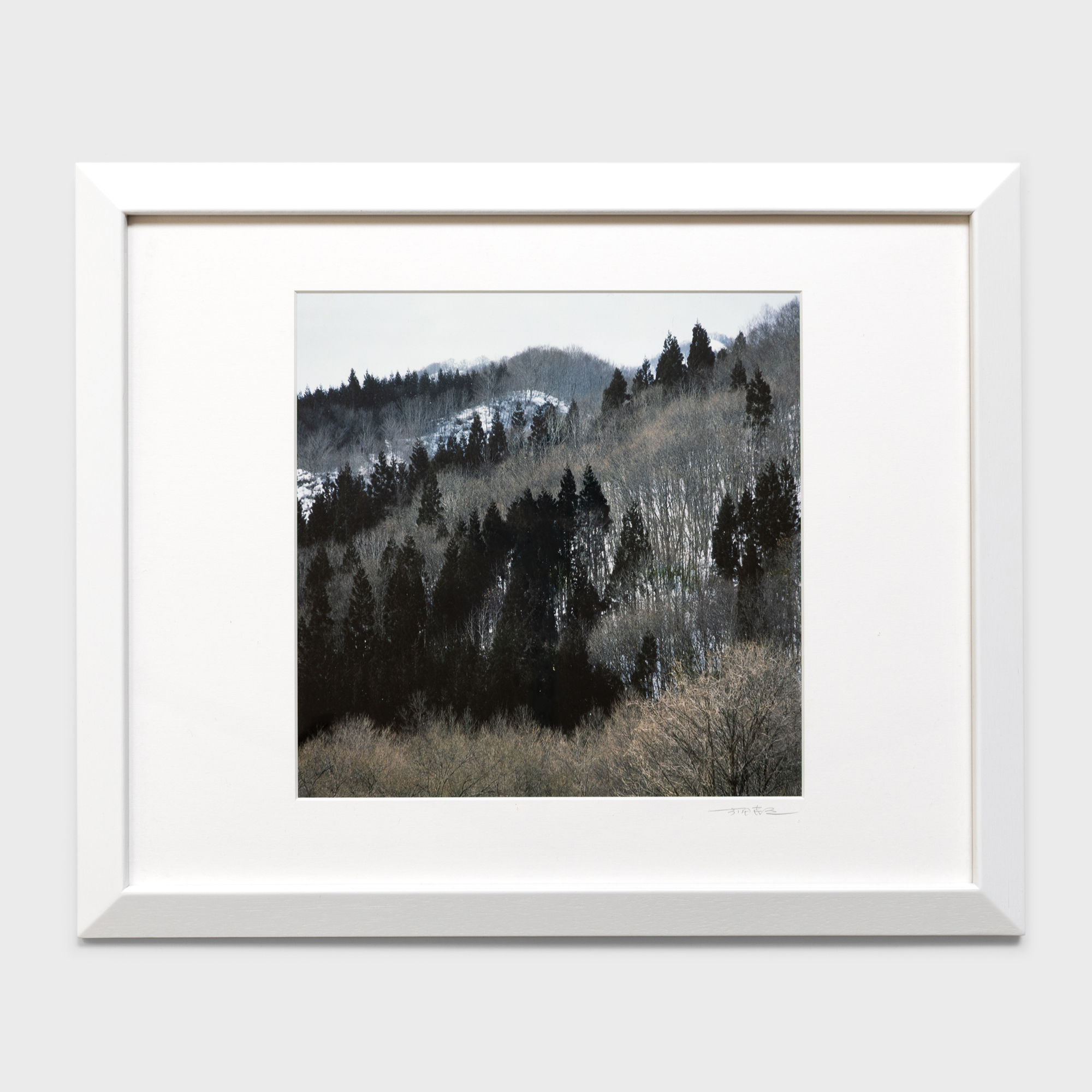 7　冬の山肌　1991　秋田県仙北市