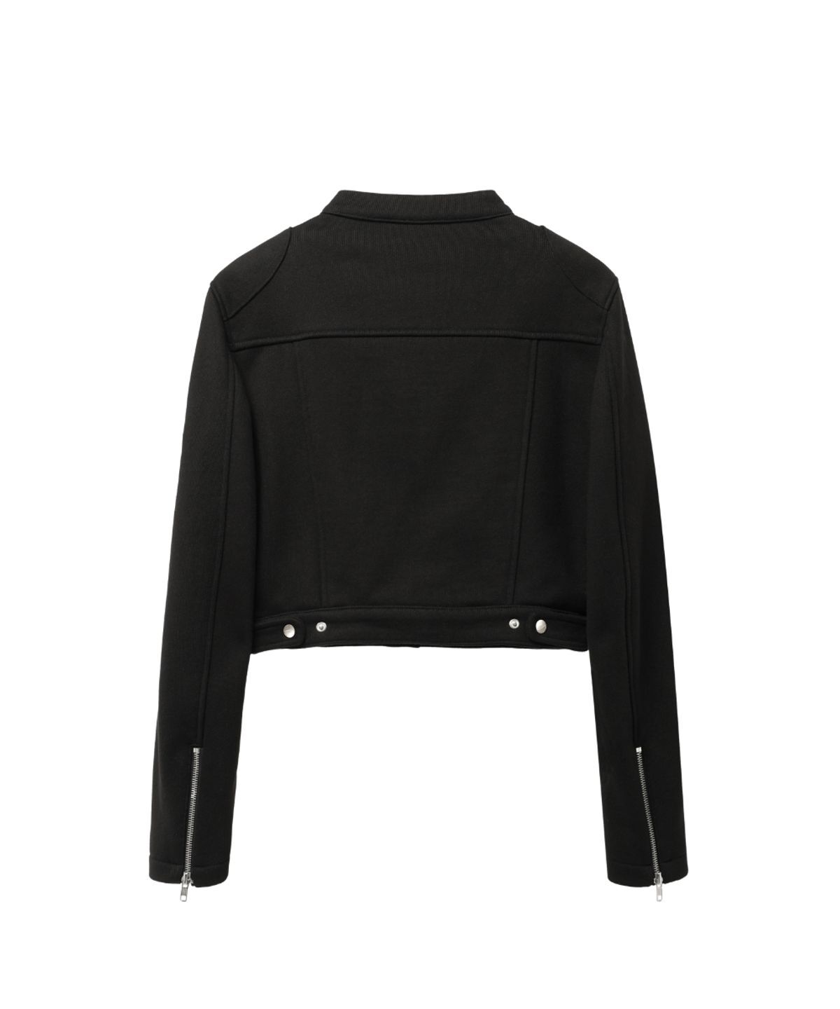 ☆IVE レイ 着用!!【OPENING PROJECT】W Biker Jersey Jacket ☆IVE レイ 着用!!【OPENING PROJECT】W Biker Jersey Jacket