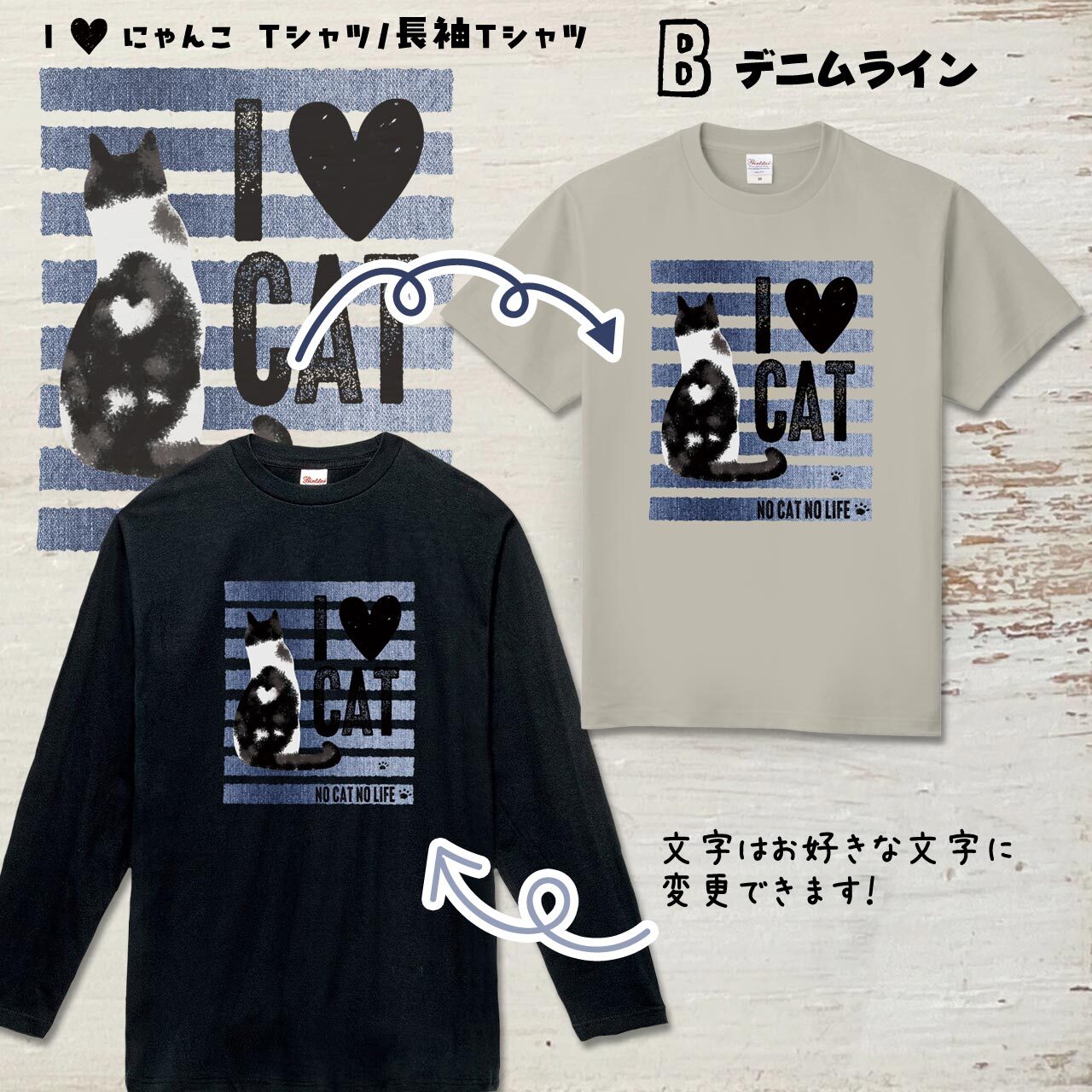 (B) デニムライン