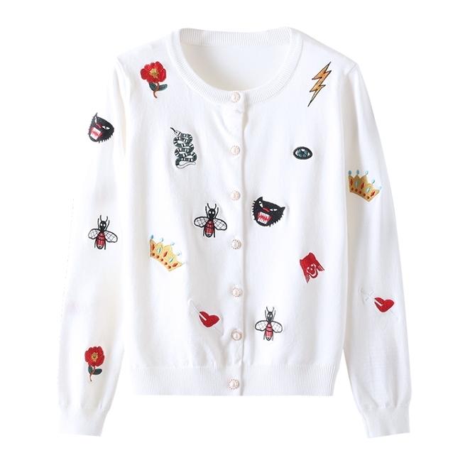 全2色/Mix bee cardigan　M2172