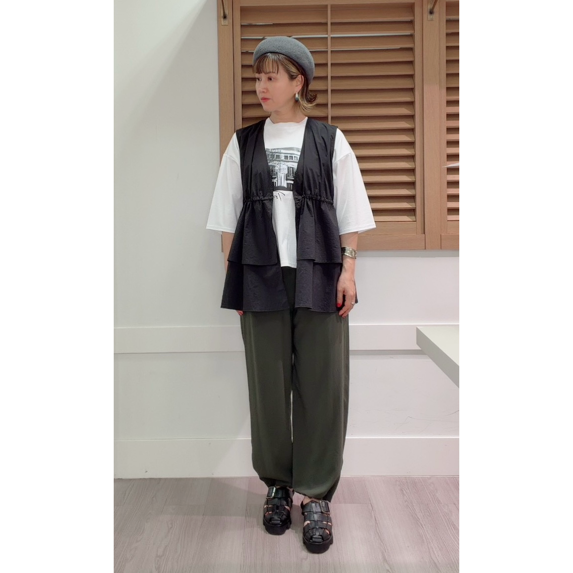 川越店 165cm  /  着用カラー カーキ