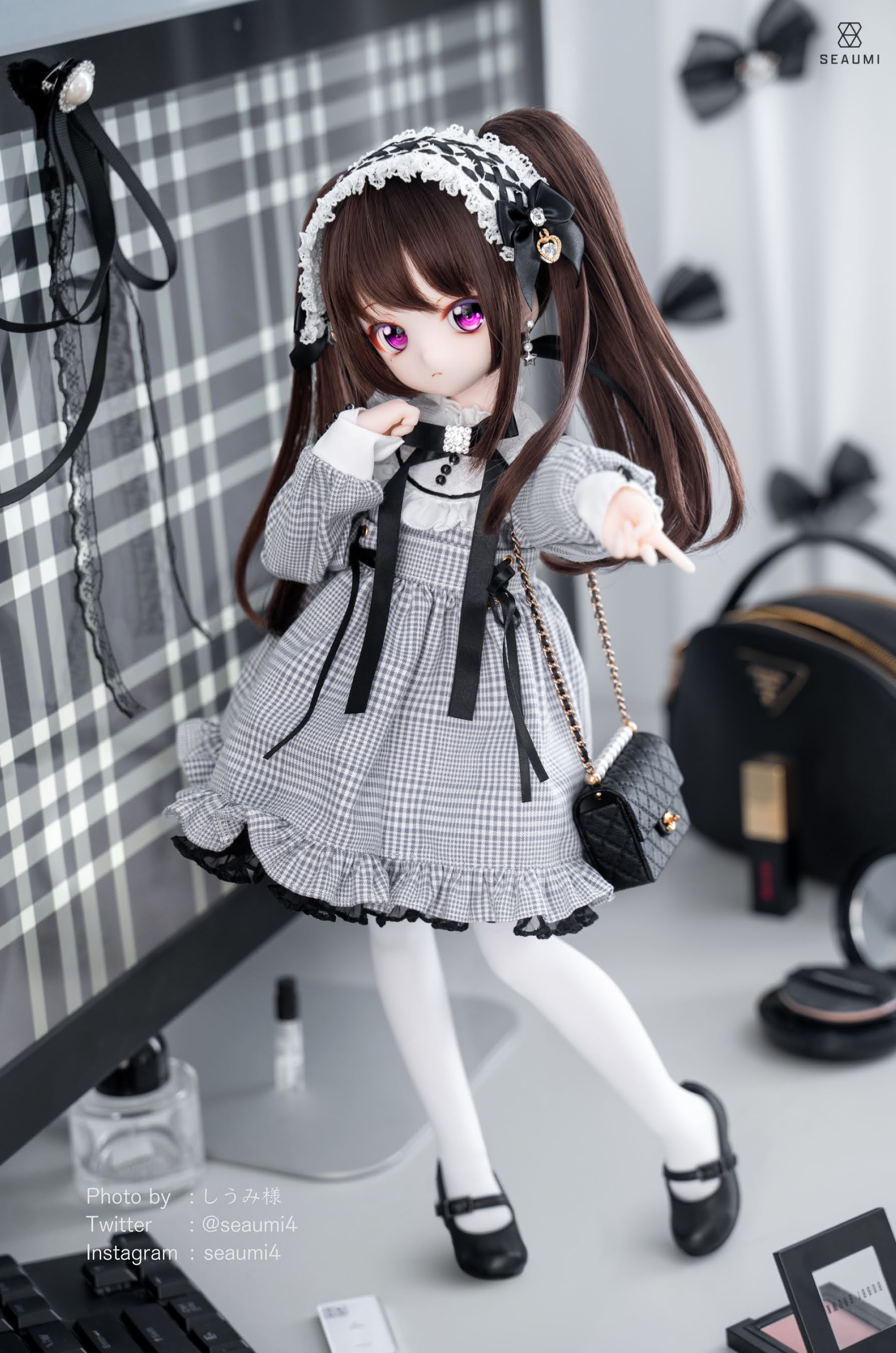MDD / DDP / KUMAKO / SDM 対応 OF 【地雷ちゃん（くすみぴんく）】MDD / DDP / KUMAKO / SDM  Outfit 【Jirai-chan (dusty pink)】 | ナナイロテントウ powered by BASE