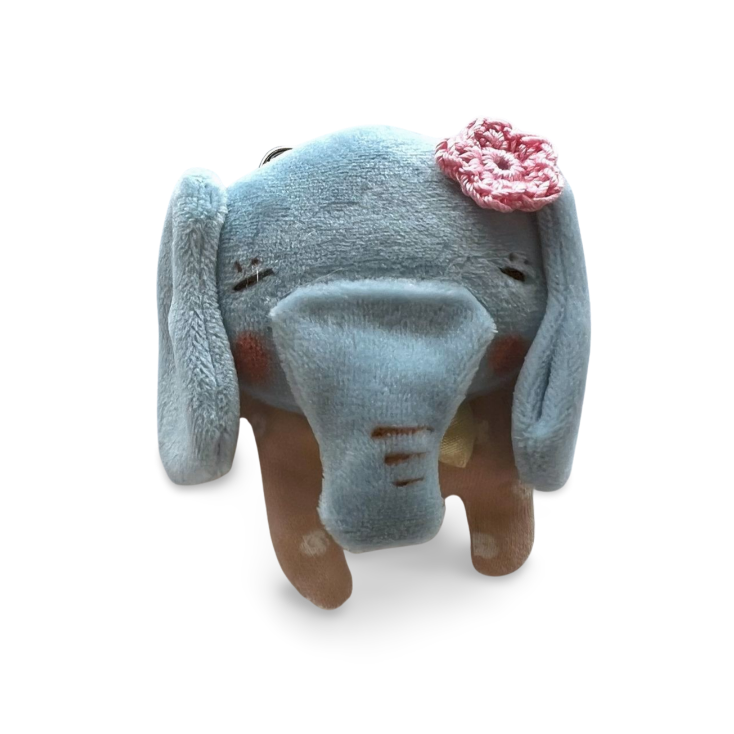 ピンクの花飾り×黄蝶ネクタイ1（正面）