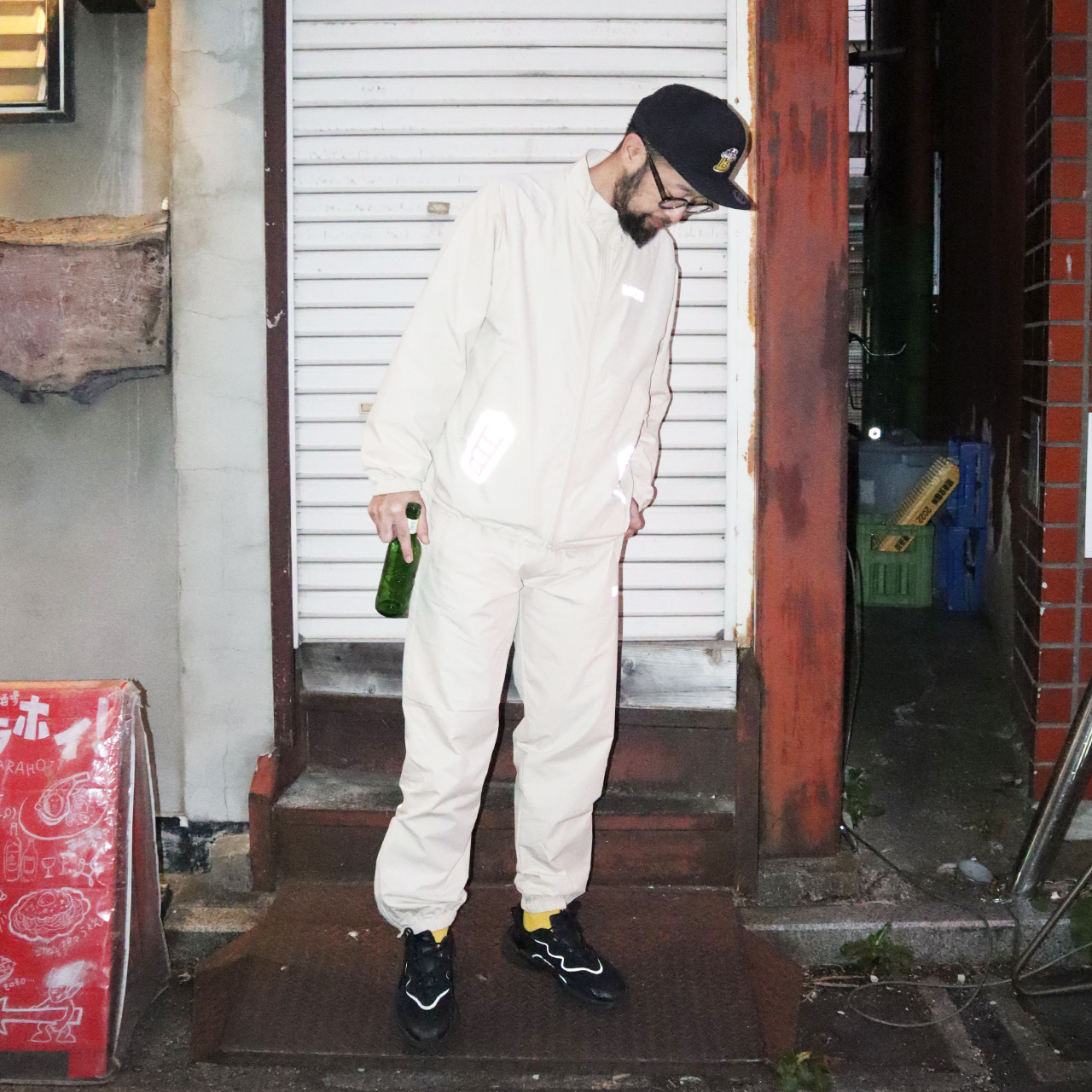 182cm：上下L着用