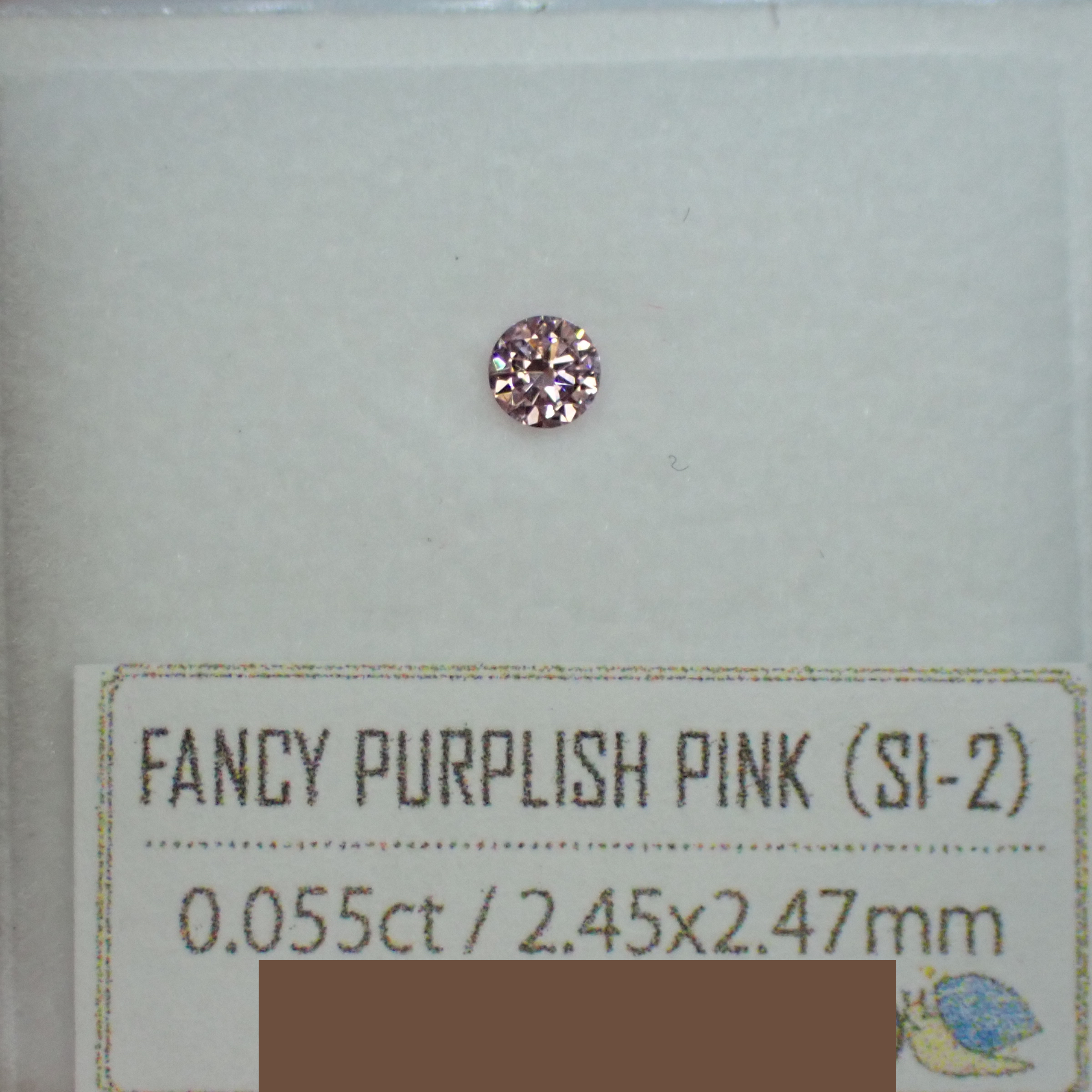 しっかりと色とファイアが楽しめるFancy Purplish Pink👀✨