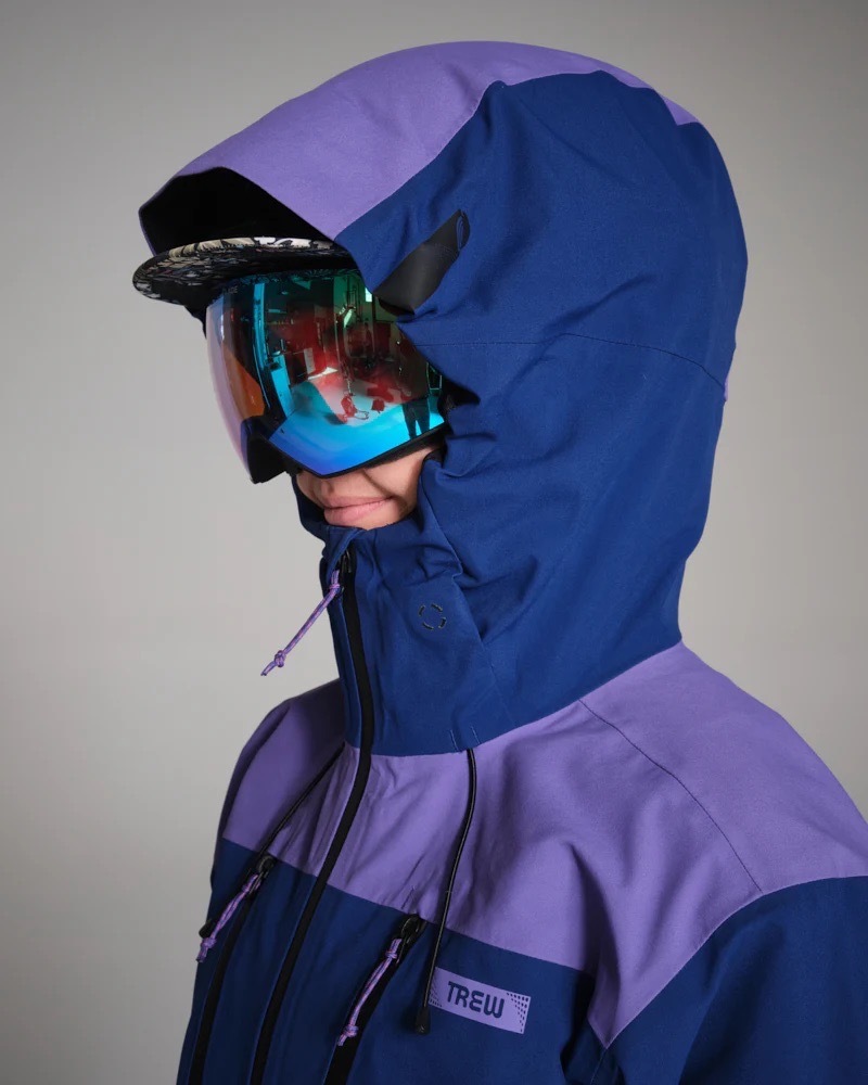 ヘルメット対応大型フード