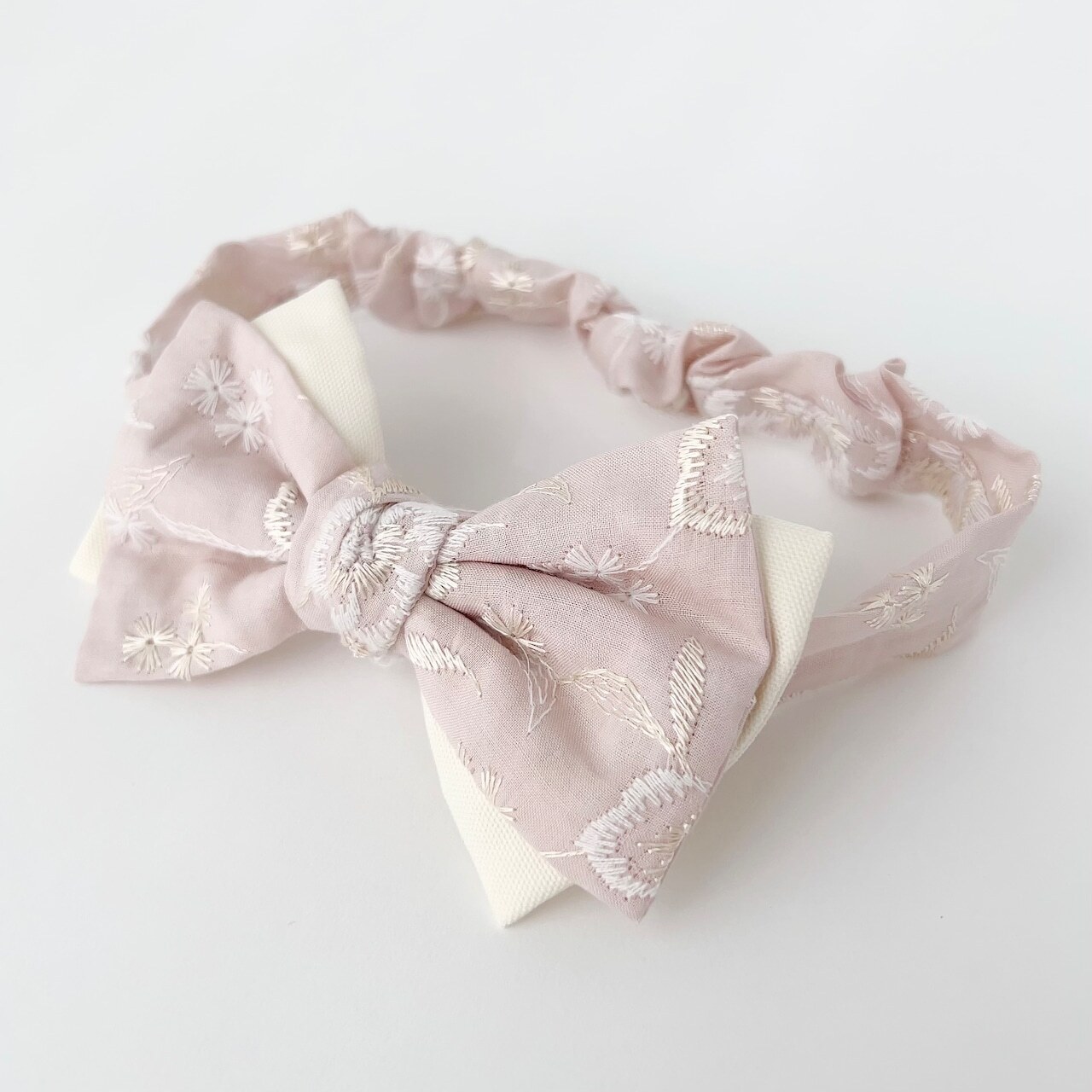 ダブルリボンヘアバンド