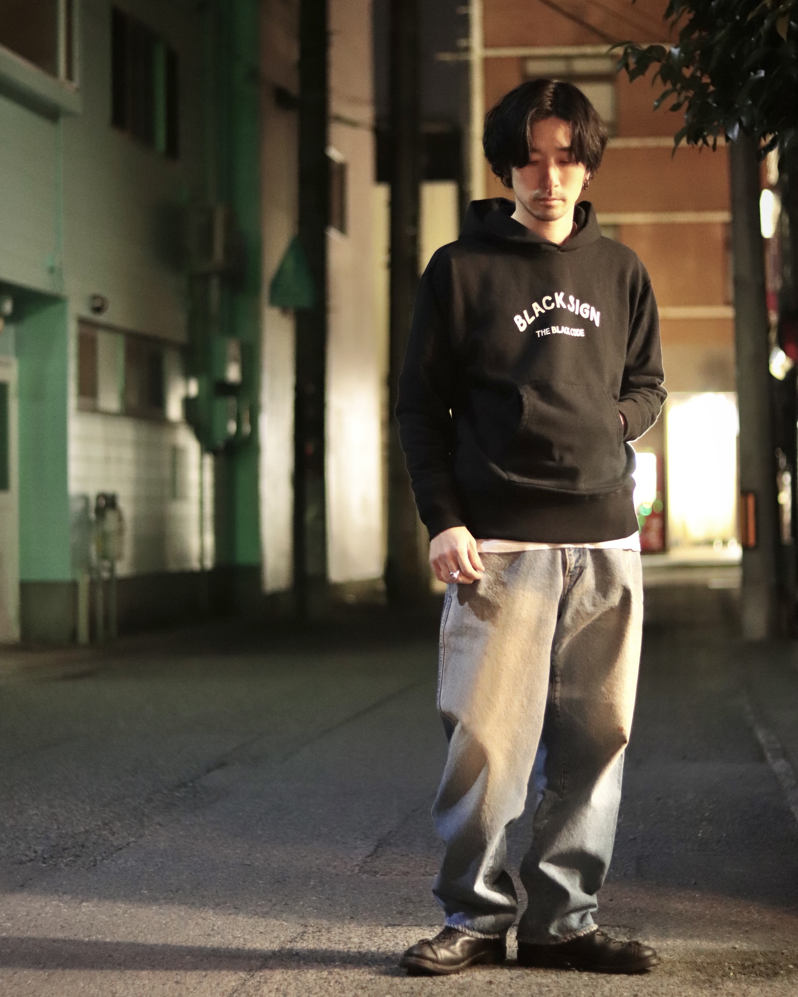 177cm 60kg 34in着用