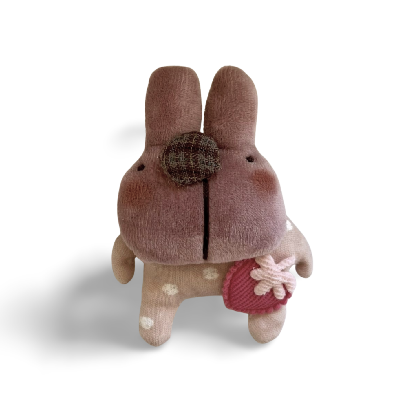 パッションピンクのいちご（薄ピンク房）2　正面