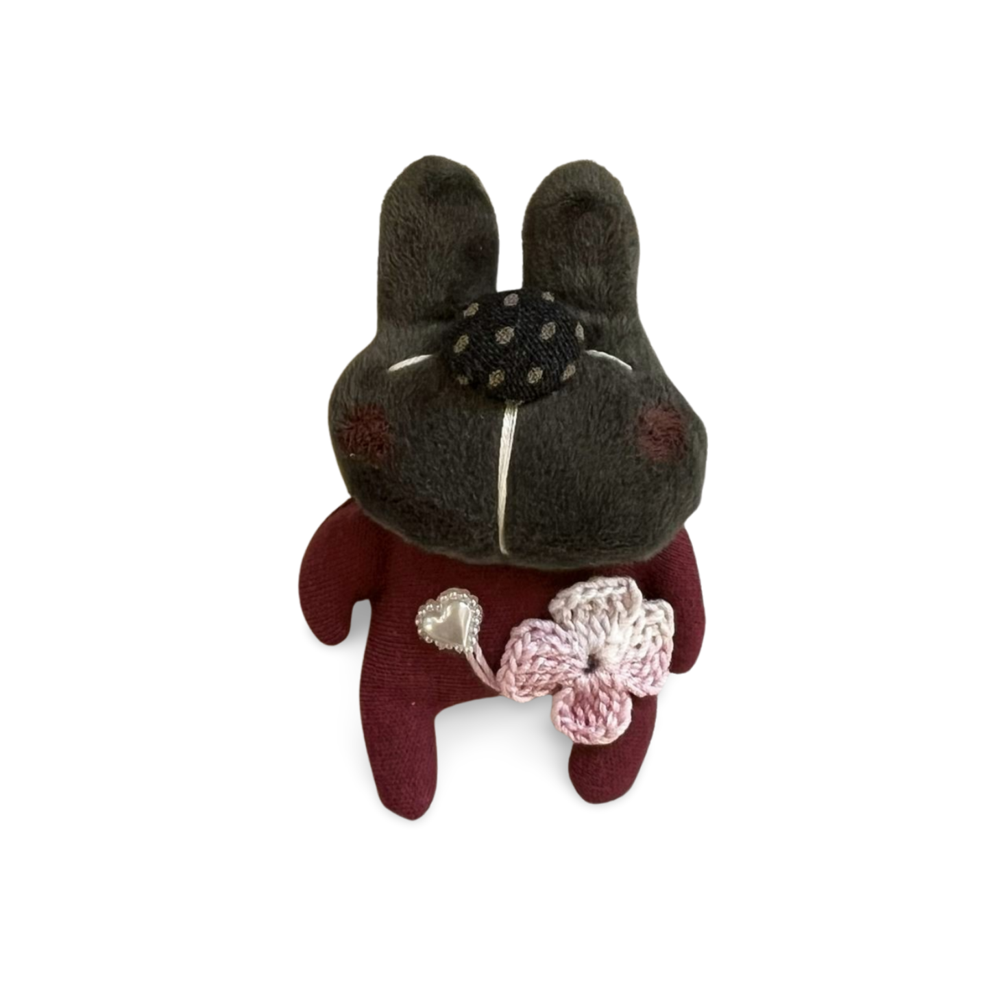 白とピンクのクローバー（正面）