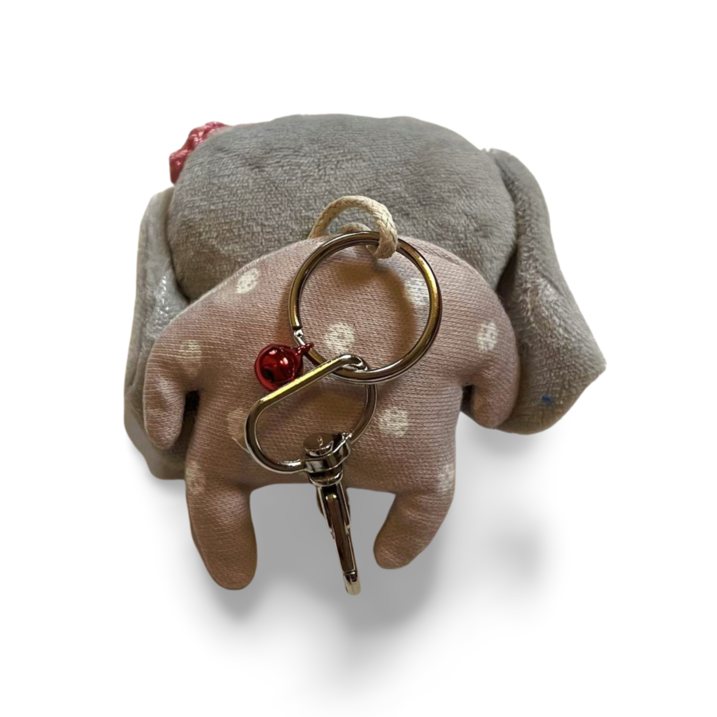 ピンクの花飾り×蝶ネクタイ（背面）