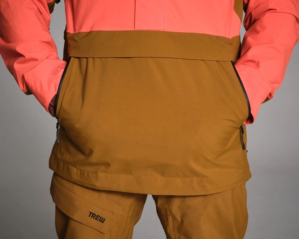 ジップ付きハンドポケット