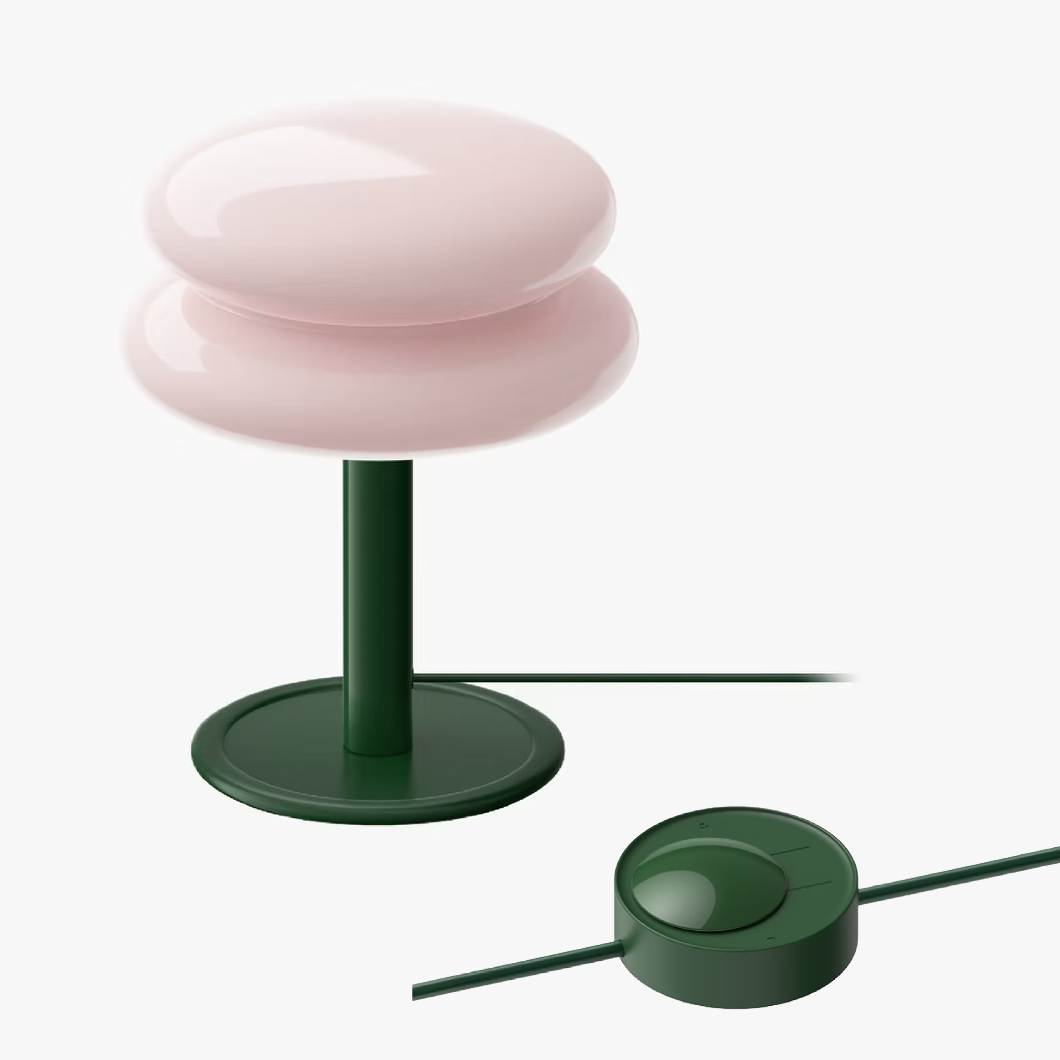 Peach & Deep Green