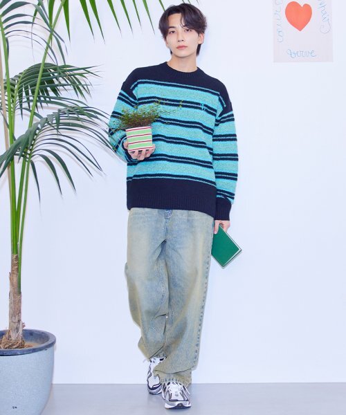☆SEVENTEEN ジョンハン 着用！！【ADLV】COLOR SPRAY DYE DENIM