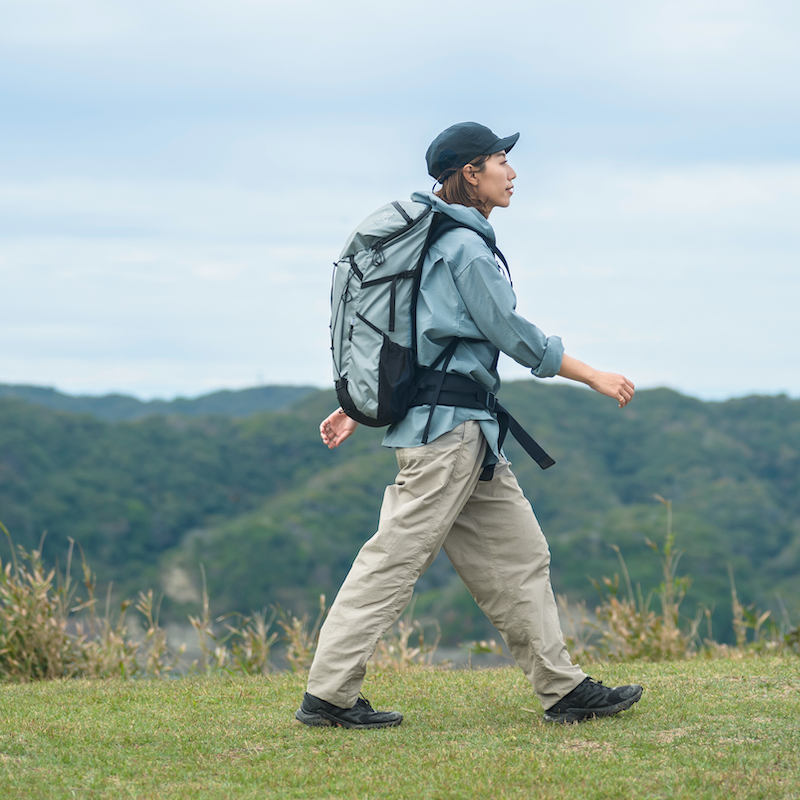 ALKは「山でも、街でも」をコンセプトに、ちょうどいいバックパックを目指してつくりました。