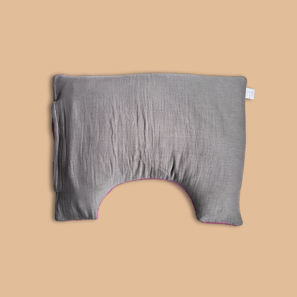 裏面は全てグリズリーカラーのガーゼ生地