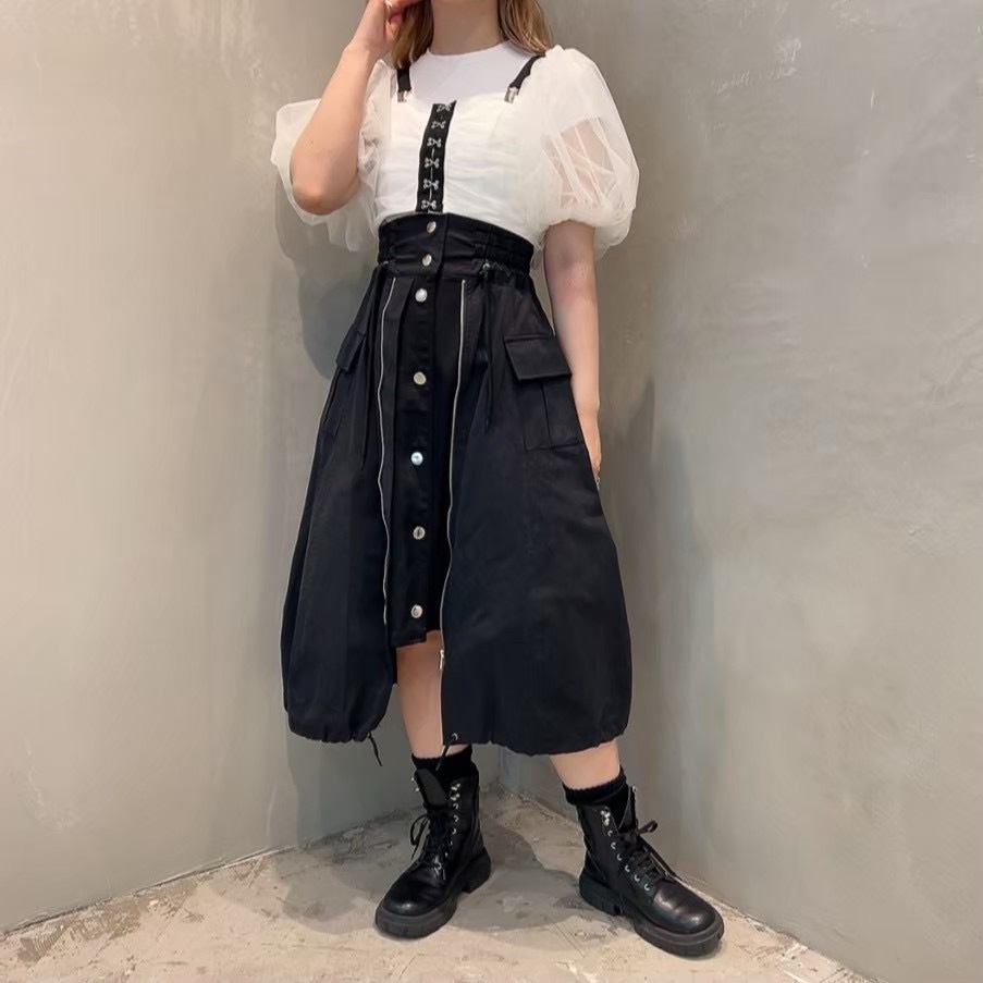 Staff：164cm  ／BLACK×BLACK
