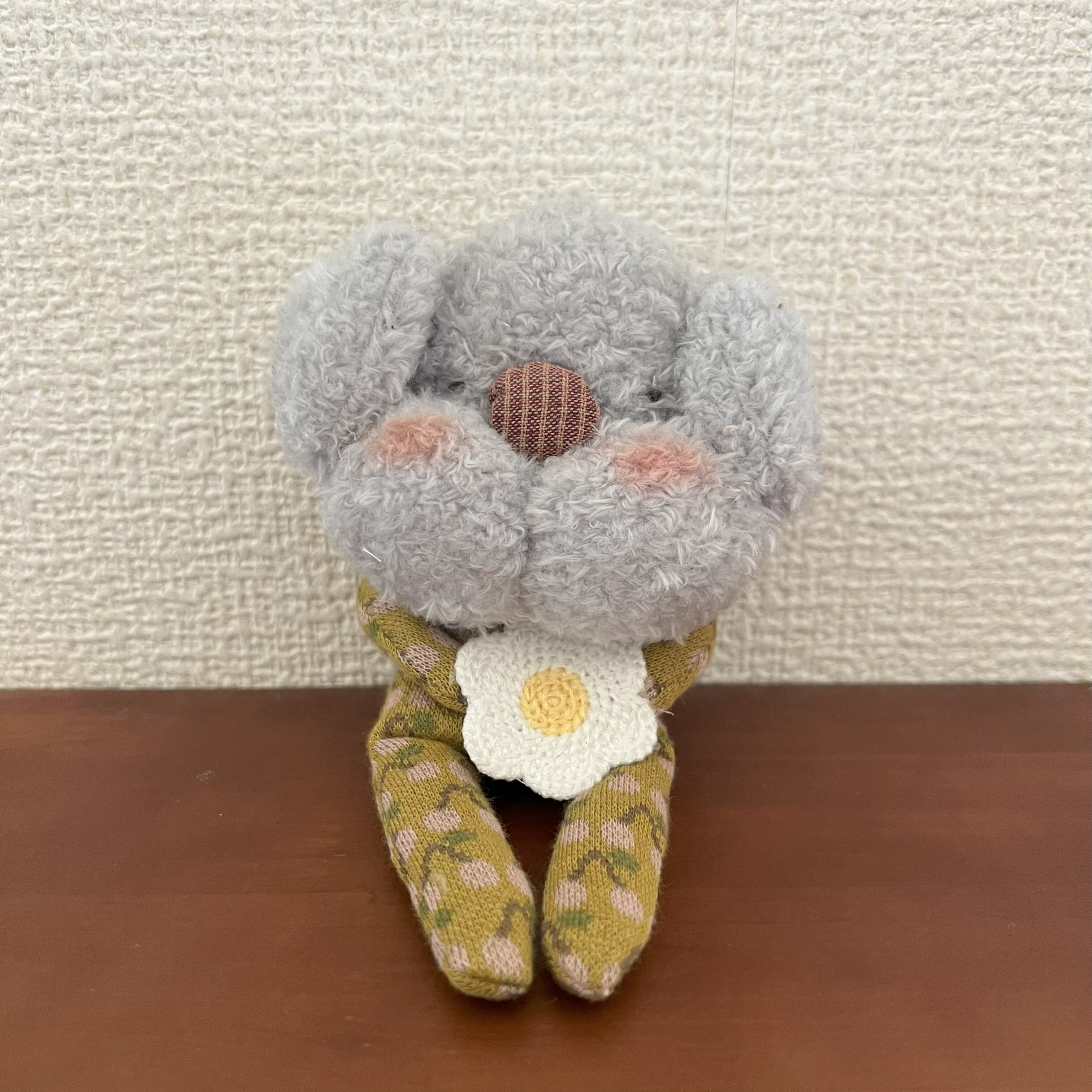 白いお花（正面）