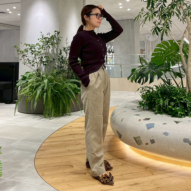 足のサイズ23cm / 着用サイズ36