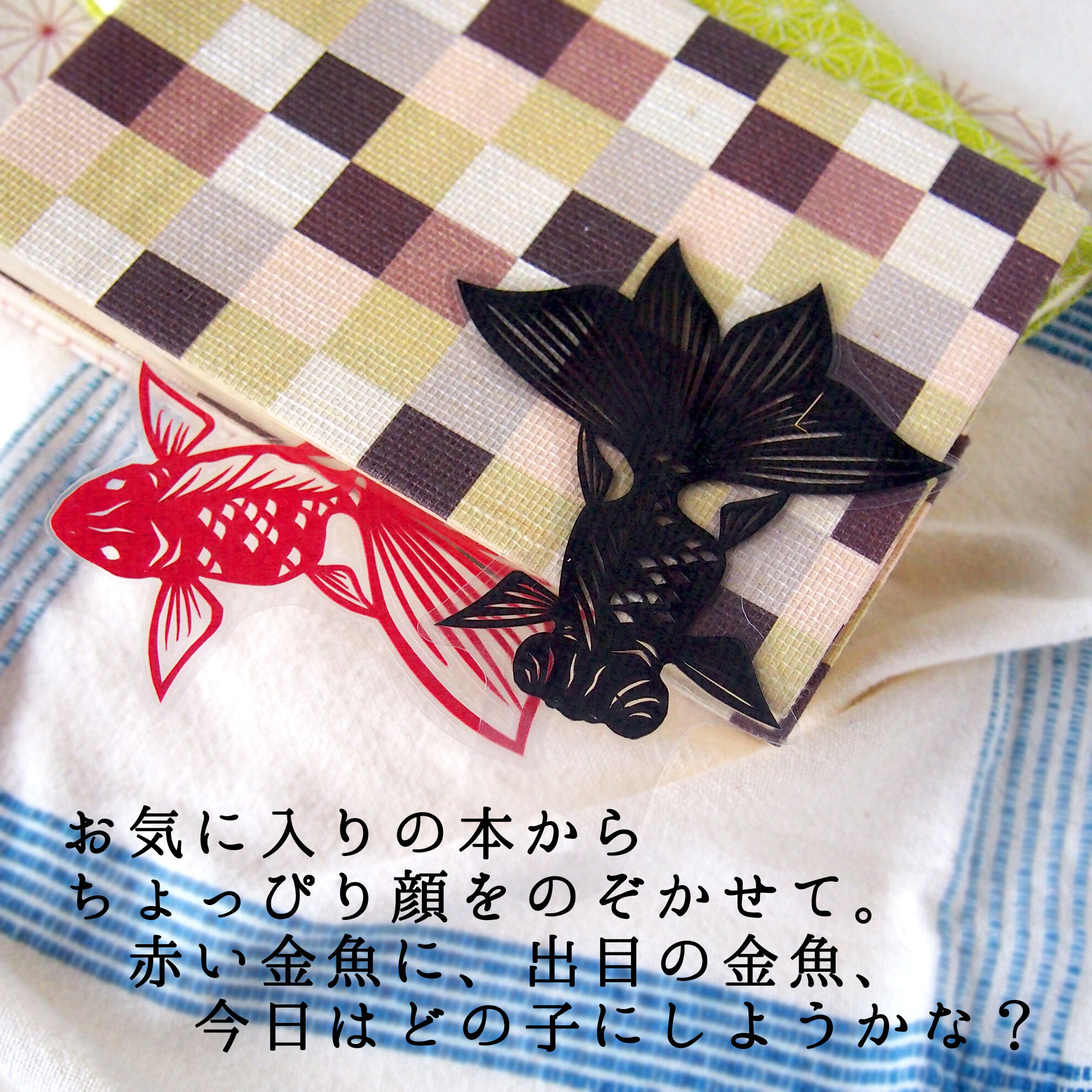 お気に入りの本のおともに