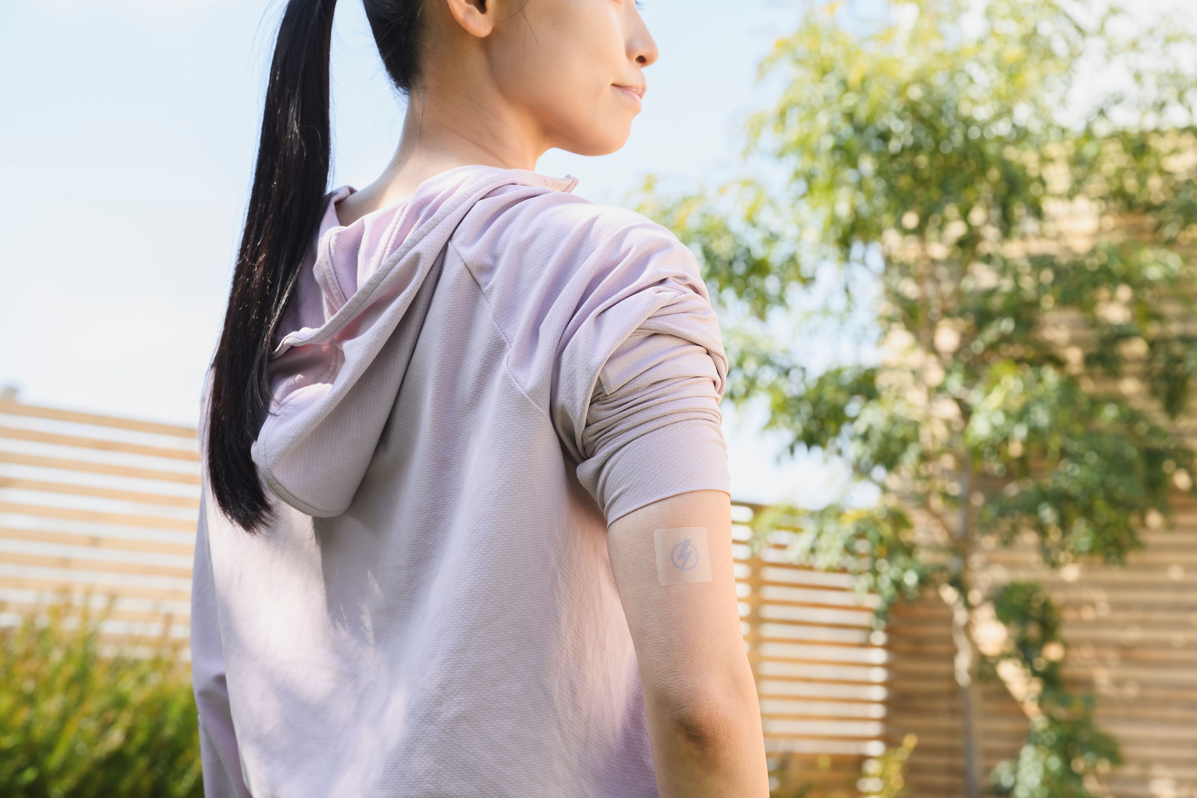 運動前に貼る