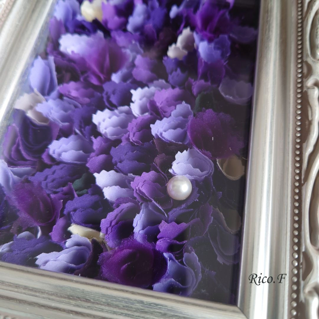 スワロフスキーパールを添えて