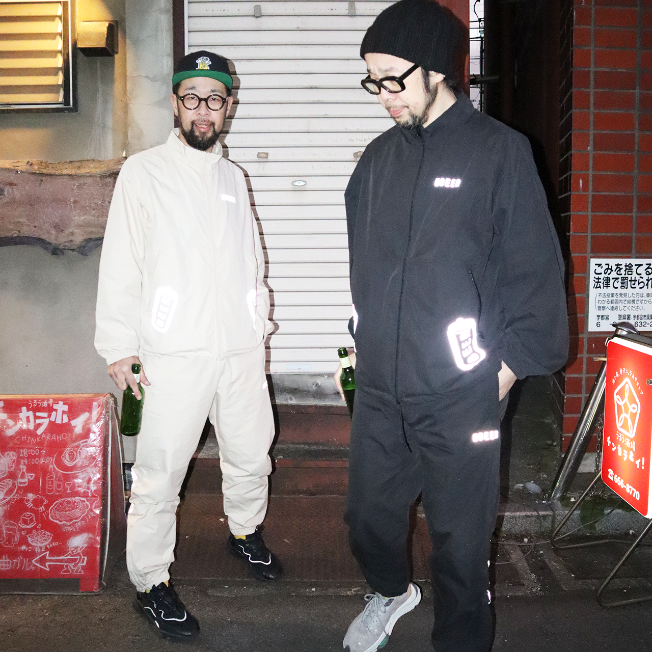 182m：上下L着用