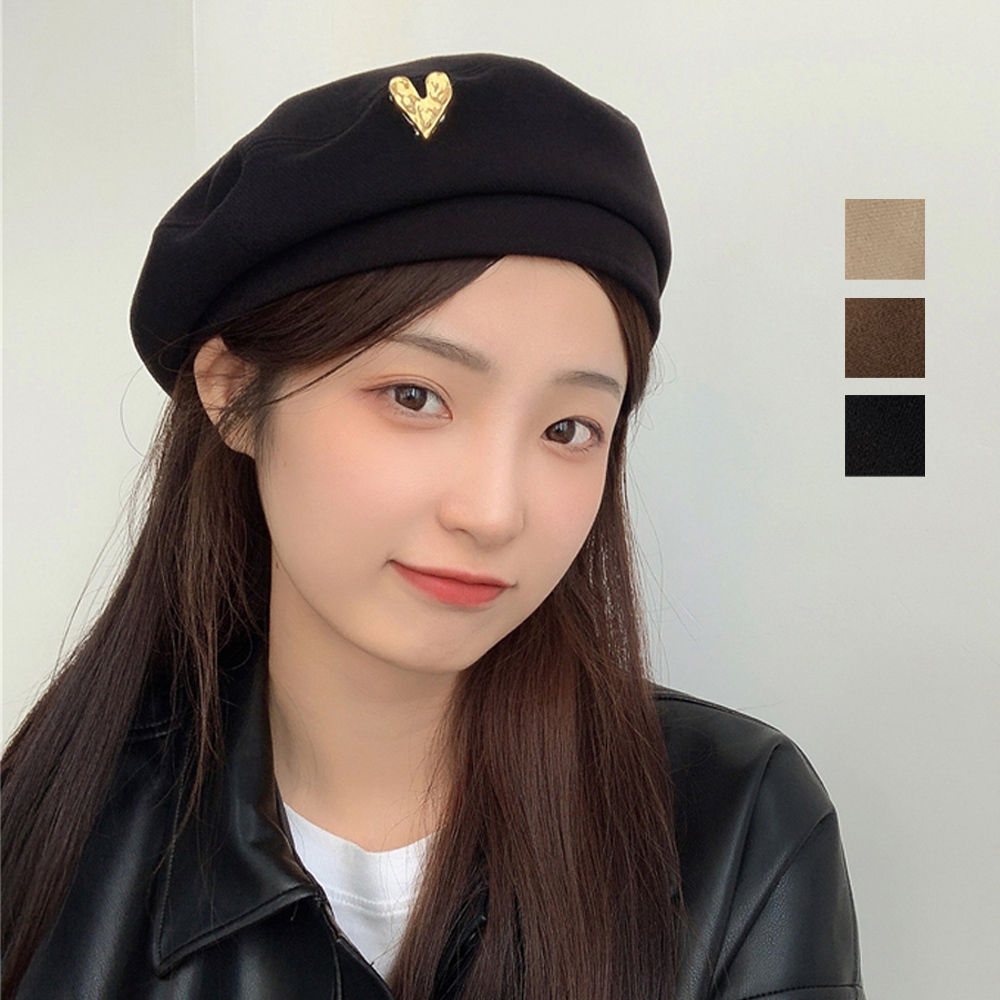レディース♡帽子 キャップ ロゴ ブラック 黒 ストリート ハート 韓国